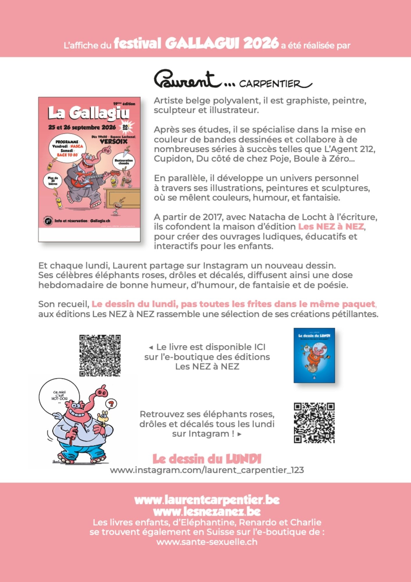 Affiche de l'artiste Gallagiu 2026